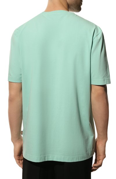 Хлопковая футболка BOSS ORANGE, арт. 50473278, фото 4