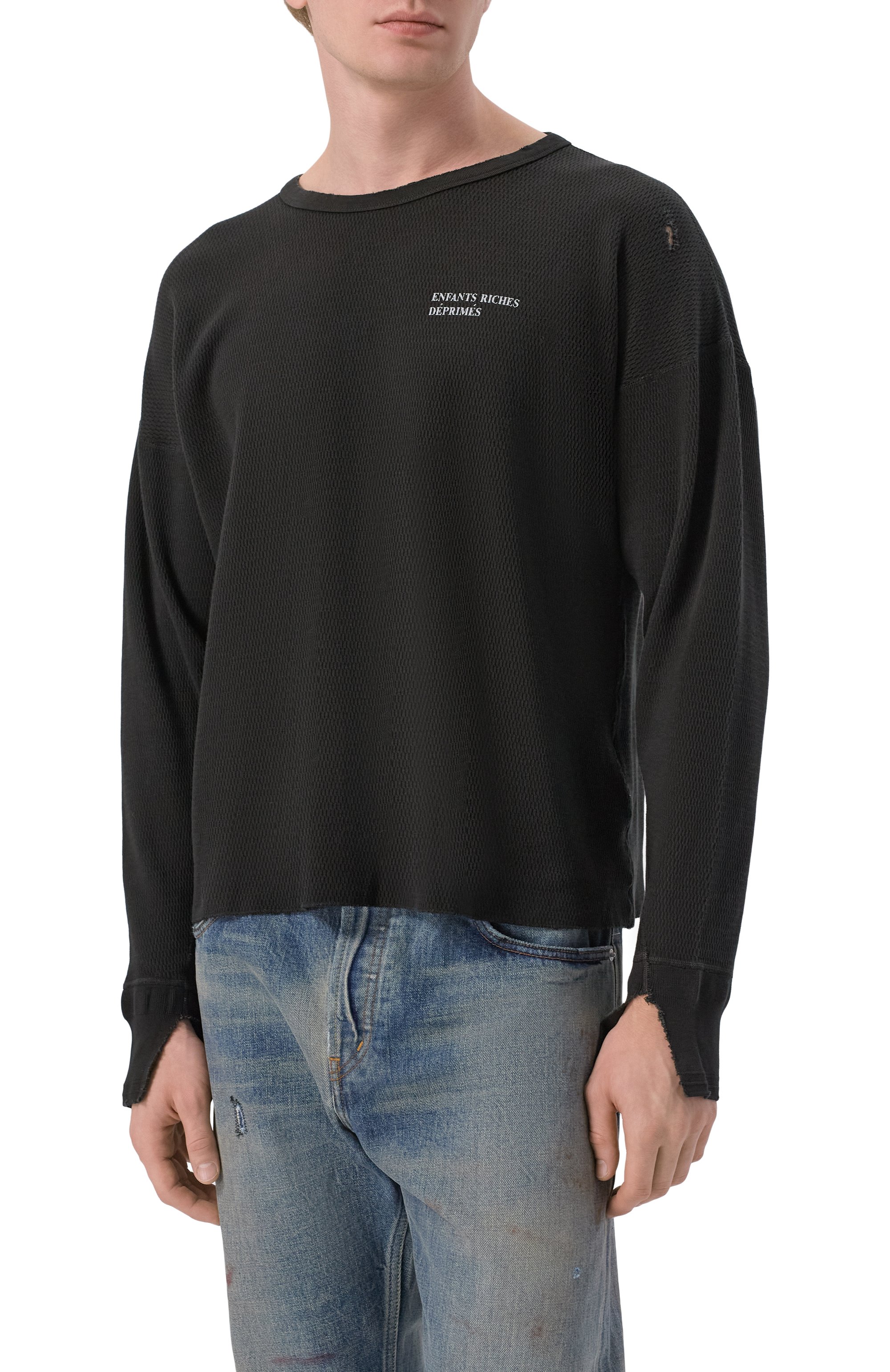 Хлопковый лонгслив ENFANTS RICHES DEPRIMES, арт. 010-897/C0TT0N, фото 3