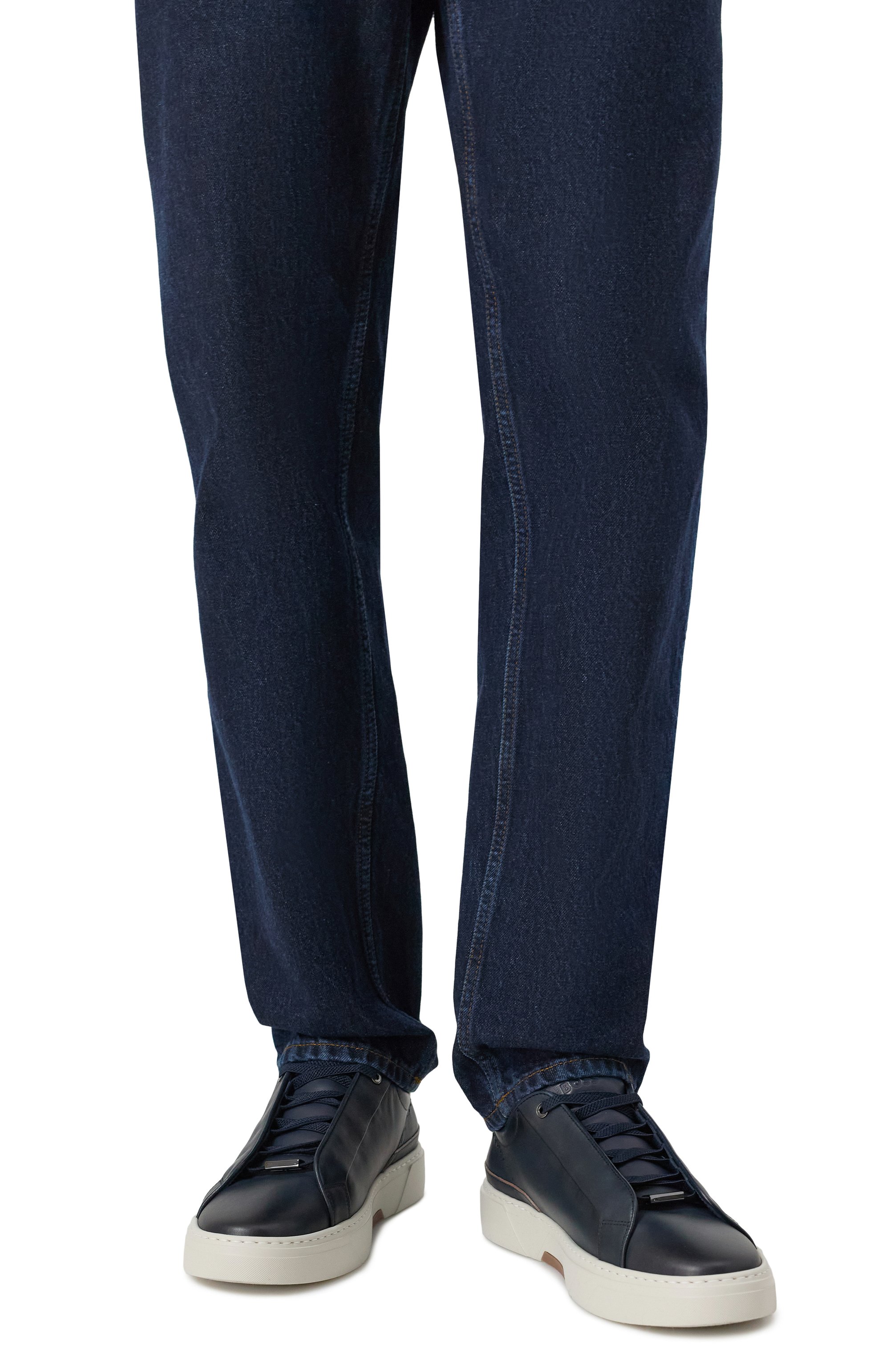 Кожаные кеды gary BOSS, арт. 50546855, фото 3