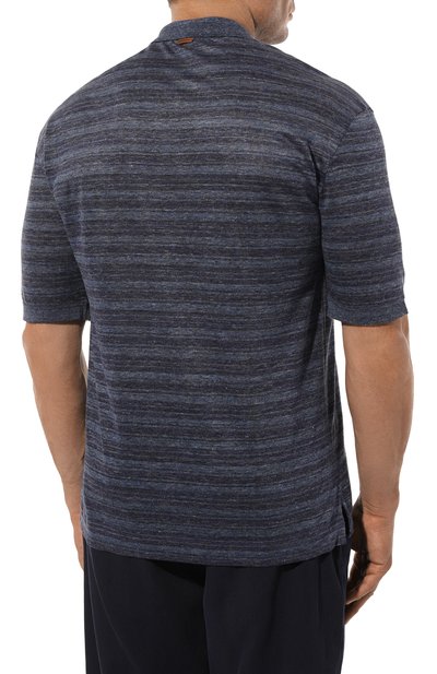 Льняное поло ZEGNA, арт. UD346A7/D726, фото 4