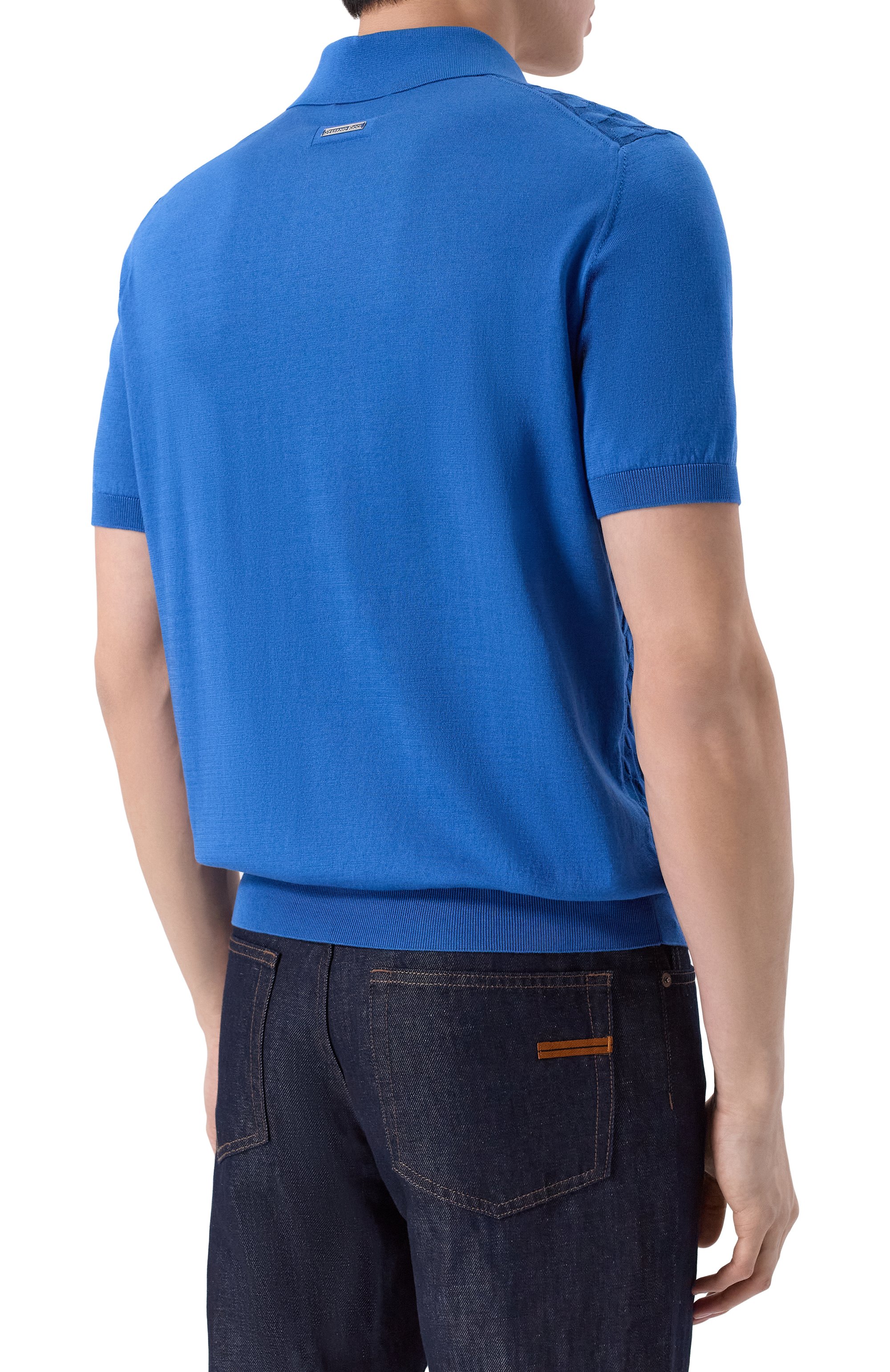 Поло из шелка и хлопка STEFANO RICCI, арт. K818110P13/F26176, фото 4