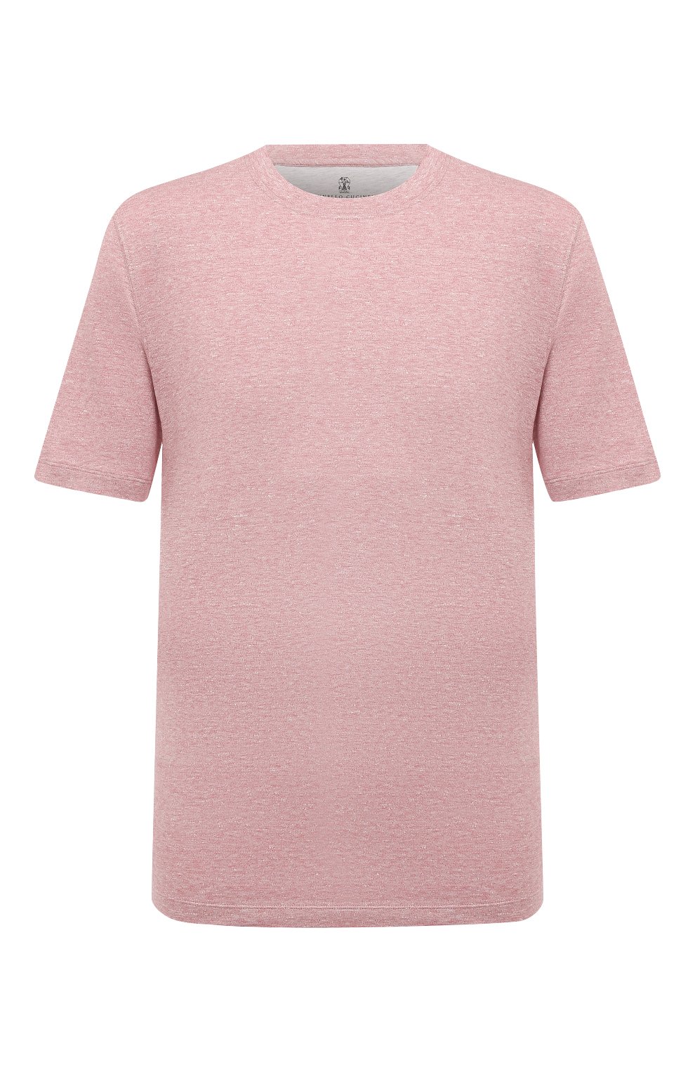 Футболка изо льна и хлопка BRUNELLO CUCINELLI, арт. MW8351308, фото 1