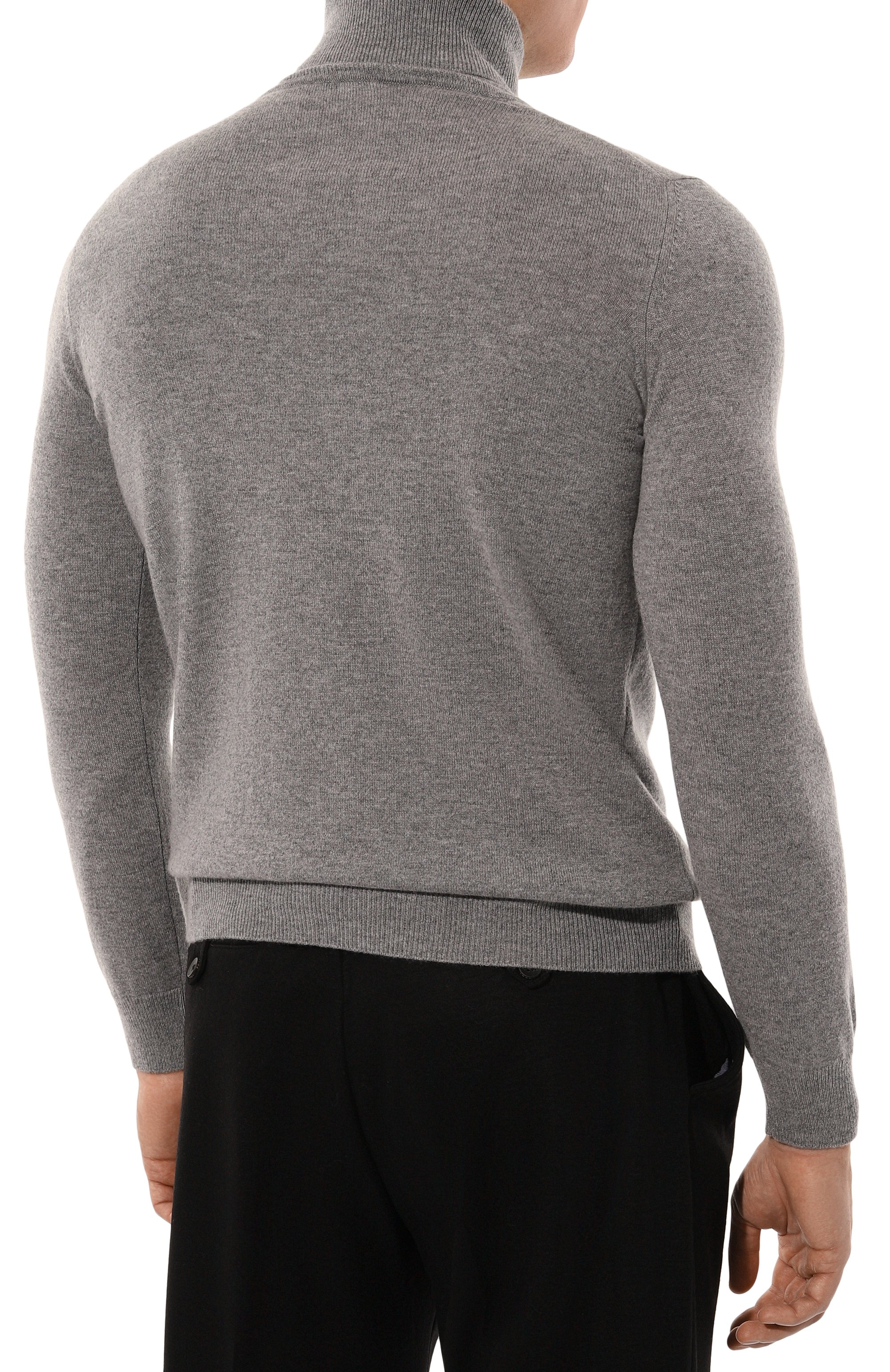 Кашемировая водолазка KANGRA серого цвета по цене 58850 руб., арт. 9003 05, фото 4 Кашемировая водолазка KANGRA, арт. 9003 05, фото 4