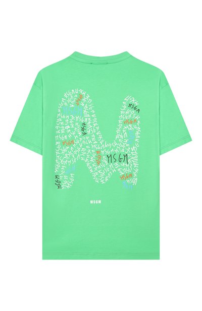 Хлопковая футболка MSGM KIDS, арт. S6MSJBTH232, фото 2