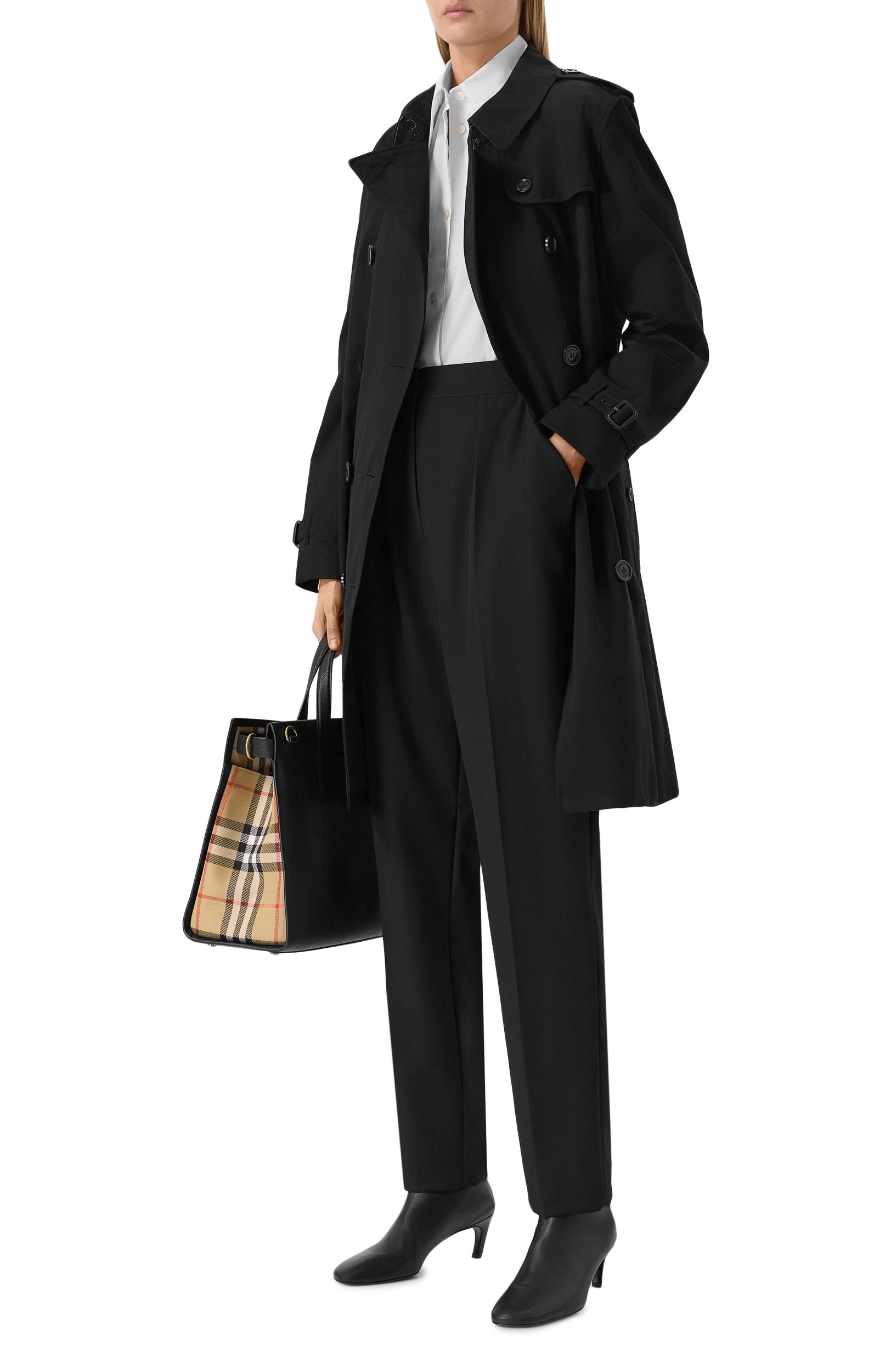 Хлопковый тренч BURBERRY, арт. 8117242, фото 2