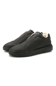 Мужские кожаные кеды HARRYS OF LONDON черного цвета, арт. TUBE WARM TECH LEATHER | Фото 1 (Подошва: Массивная; Статус проверки: Проверено, Проверена категория; Материал утеплителя: Овчина, Натуральный мех; Стили: Классический; Материал сплава: Проставлено, Проверено; Драгоценные камни: Проставлено; Материал внешний: Натуральная кожа; Кросс-КТ: Низкие)