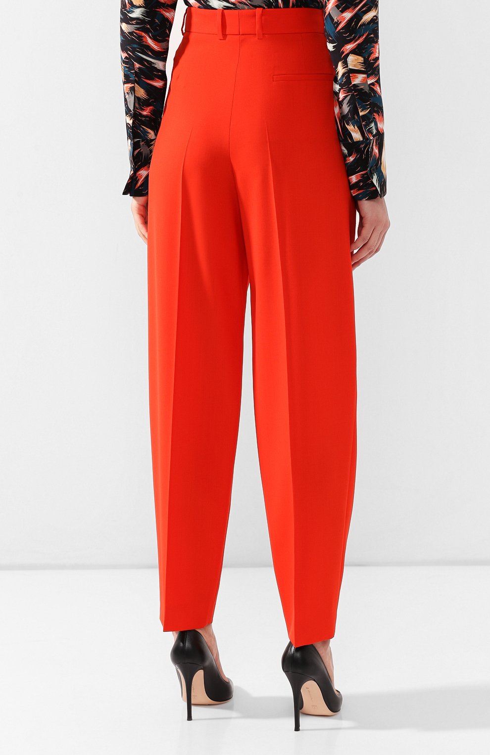 Шерстяные брюки GIVENCHY красного цвета по цене 89950 руб., арт. BW509P11F7, фото 4 Шерстяные брюки GIVENCHY, арт. BW509P11F7, фото 4