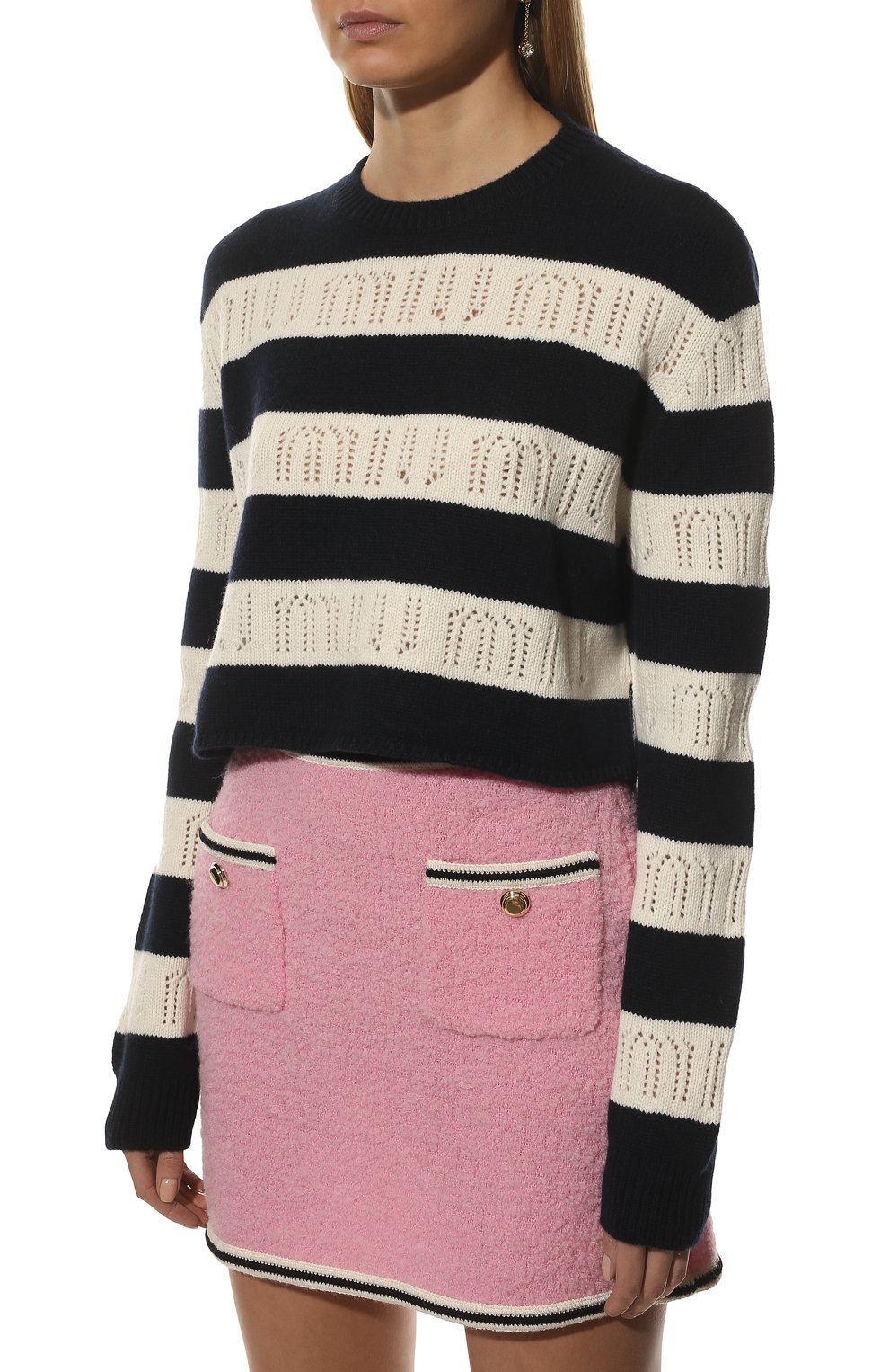 Кашемировый пуловер MIU MIU, арт. MML542-10AF-F0008, фото 3