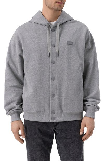 Хлопковая толстовка DOLCE & GABBANA серого цвета по цене 126000 руб., арт. G9BNKT/G702K, фото 3 Хлопковая толстовка DOLCE & GABBANA, арт. G9BNKT/G702K, фото 3