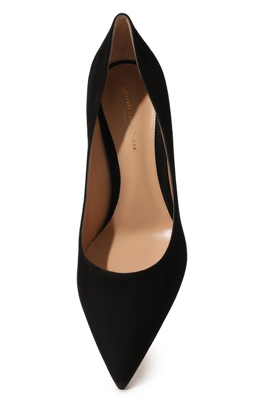 Замшевые туфли Gianvito 70 Gianvito Rossi G26770.70RIC.CAMNER0 Чёрный  G26770.70RIC.CAMNER0 Фото 6