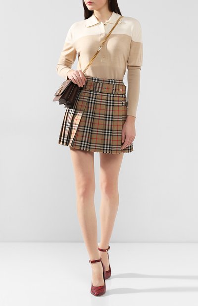 Шерстяная юбка BURBERRY, арт. 8018662, фото 2
