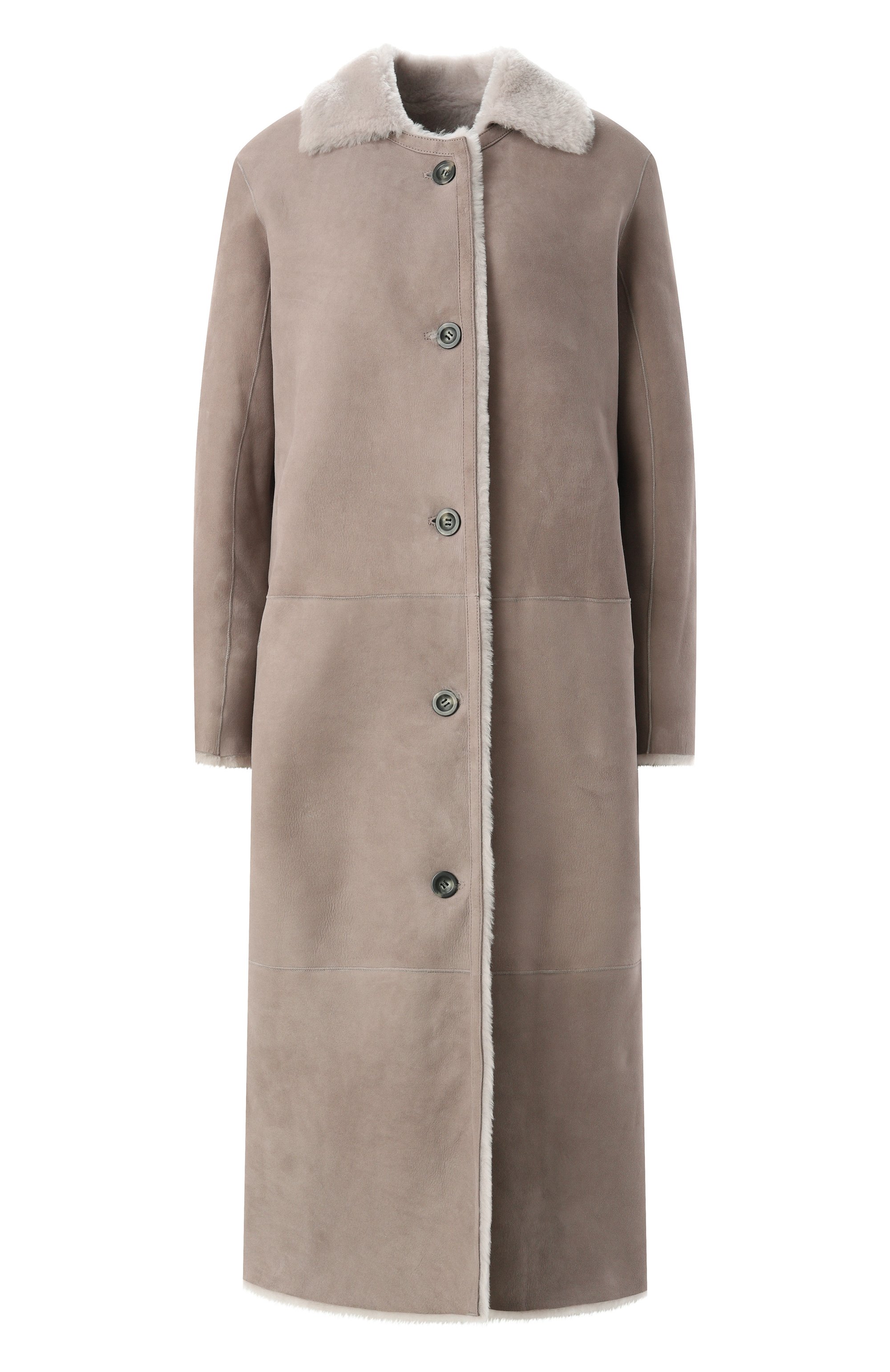 Двусторонняя дубленка из овчины LUDA NIKISHINA, арт. FC/MIKH/ZM-MR/LIGHTGREY, фото 1