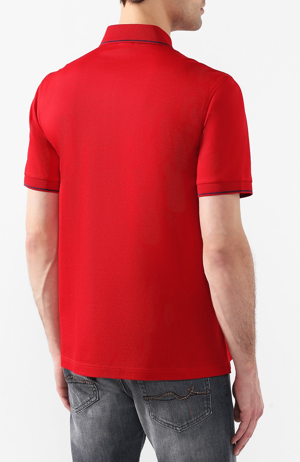 Хлопковое поло BRIONI, арт. UJ9S0L/P8621, фото 4