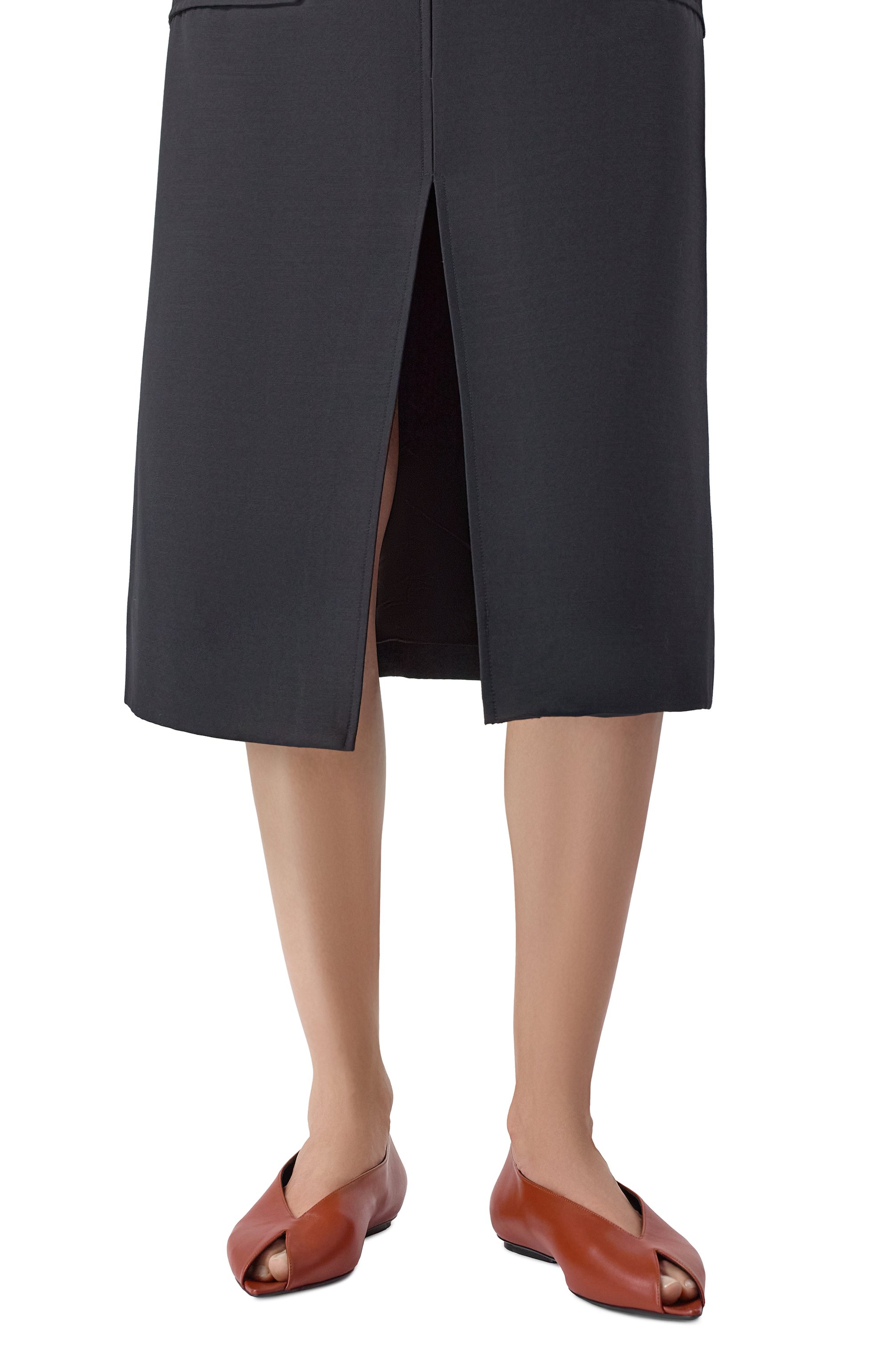 Кожаные балетки beak SERGIO ROSSI коричневого цвета по цене 78600 руб., арт. B13180/MMVN13, фото 2 Кожаные балетки beak SERGIO ROSSI, арт. B13180/MMVN13, фото 2