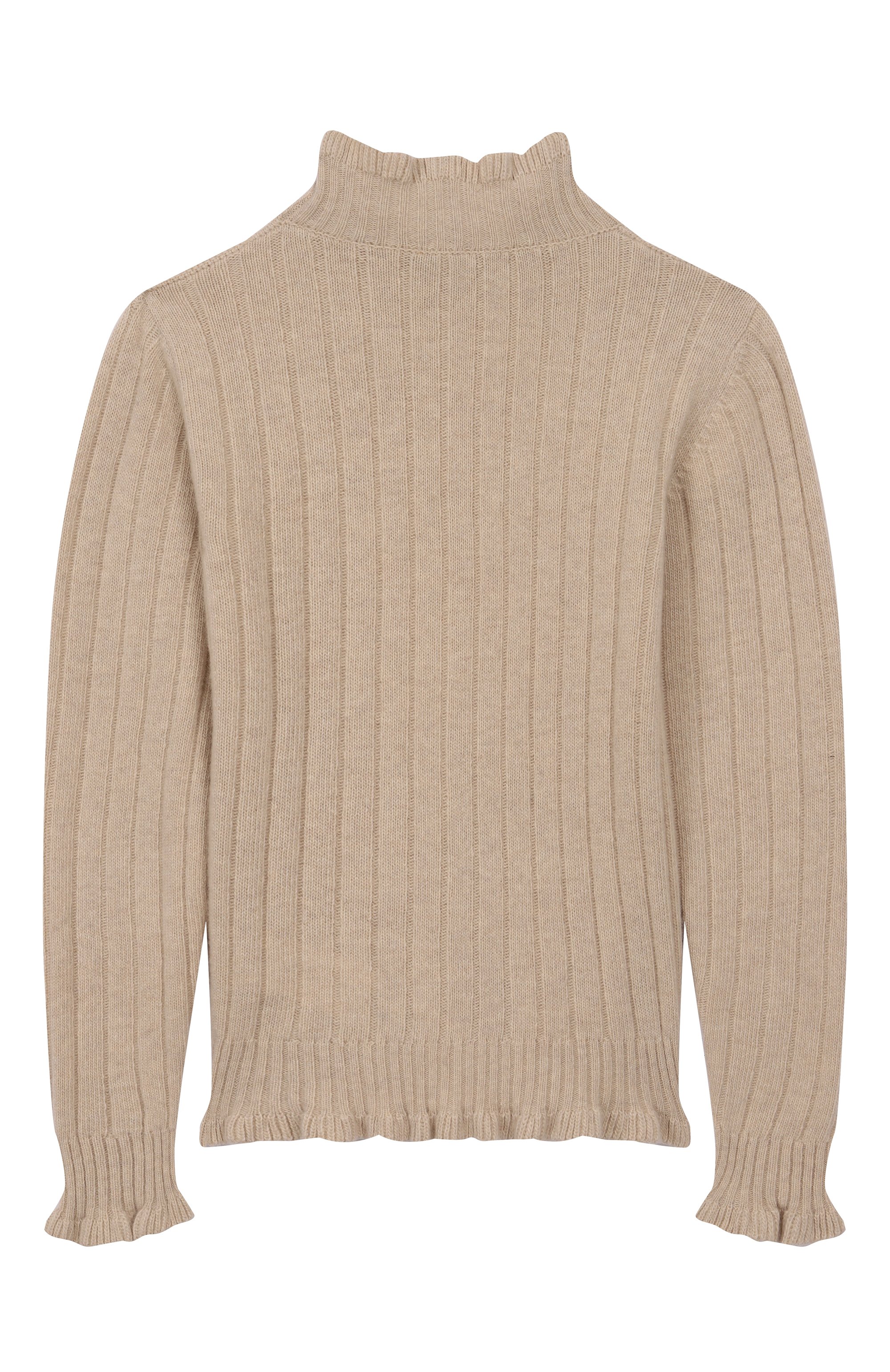 Шерстяная водолазка ELEVENTY бежевого цвета по цене 21850 руб., арт. EX9A00/W0217/6-8, фото 2 Шерстяная водолазка ELEVENTY, арт. EX9A00/W0217/6-8, фото 2