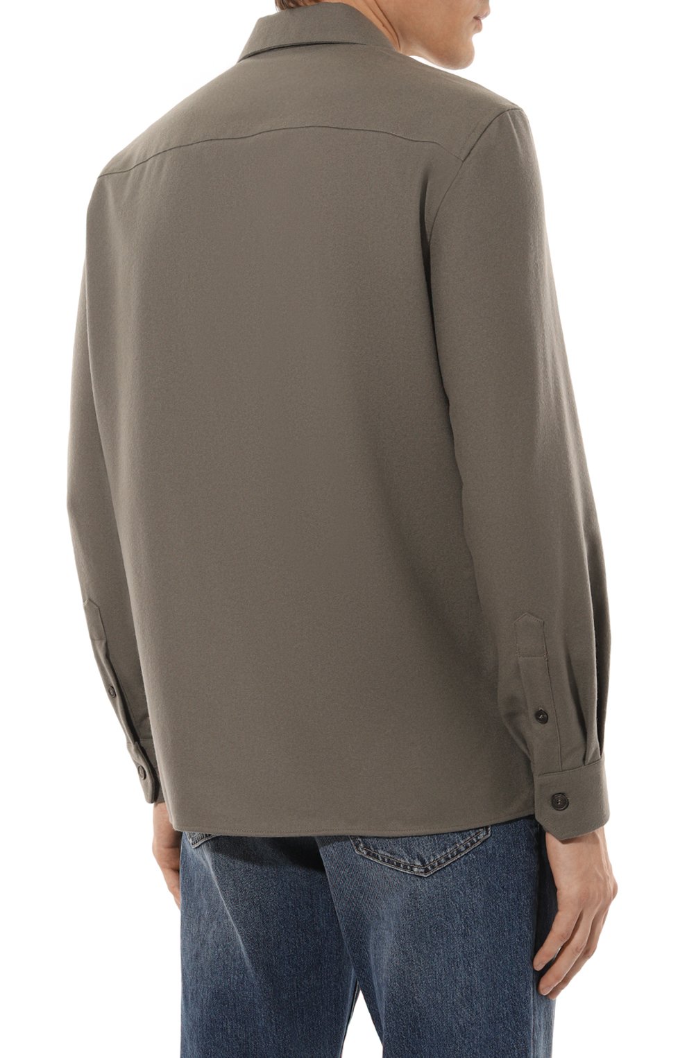 Шерстяная куртка-рубашка BRUNELLO CUCINELLI, арт. M038P0710, фото 4