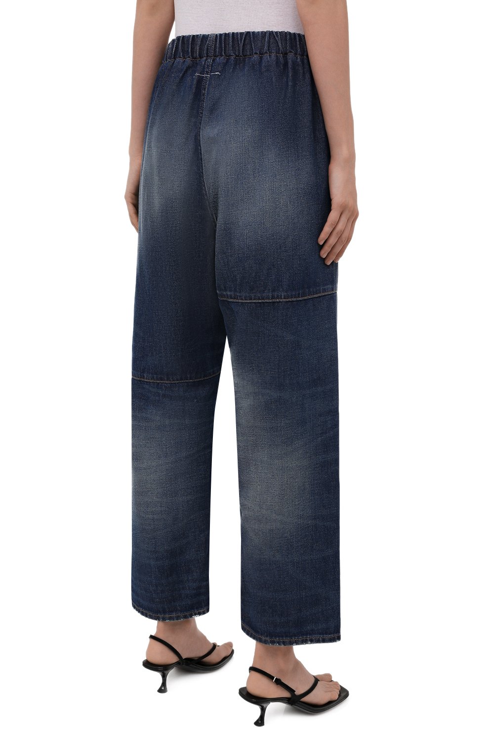 Джинсы MM6 темно-синего цвета по цене 27750 руб., арт. S52KA0324/S30460, фото 4 Джинсы MM6, арт. S52KA0324/S30460, фото 4