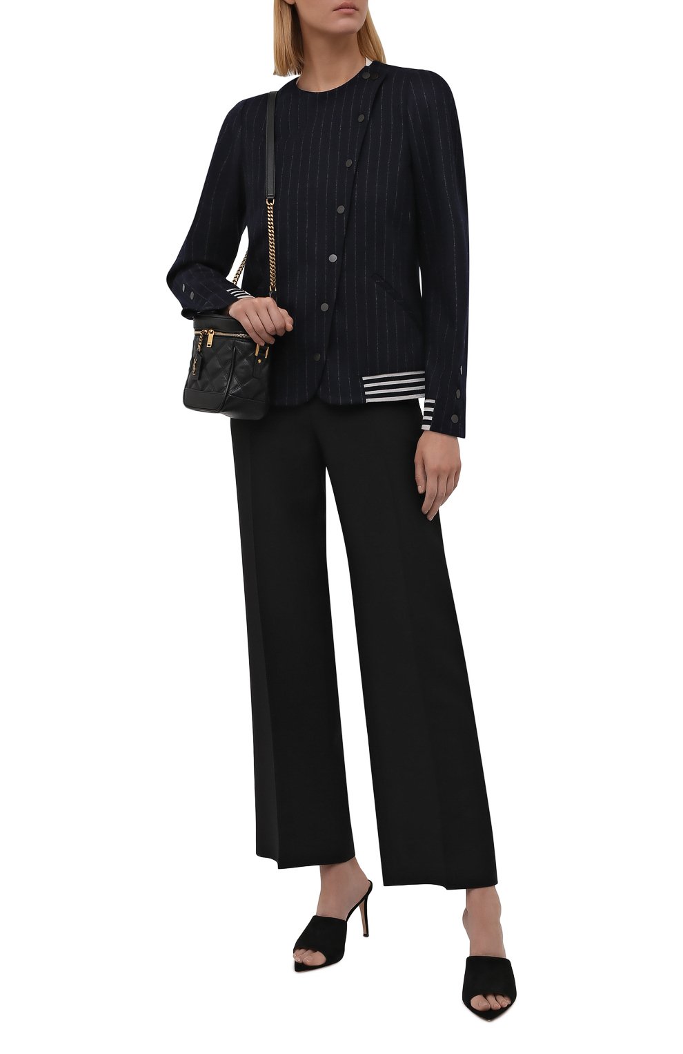 Жакет из шерсти и хлопка GIORGIO ARMANI, арт. 6KAG53/AJDEZ, фото 2