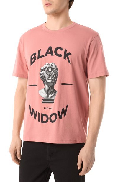 Хлопковая футболка HUGO, арт. 50530684, фото 3