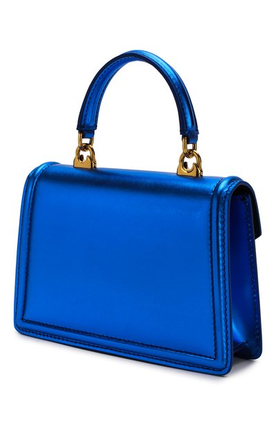 Сумка devotion small DOLCE & GABBANA синего цвета по цене 232000 руб., арт. BB6711/A1016, фото 3 Сумка devotion small DOLCE & GABBANA, арт. BB6711/A1016, фото 3