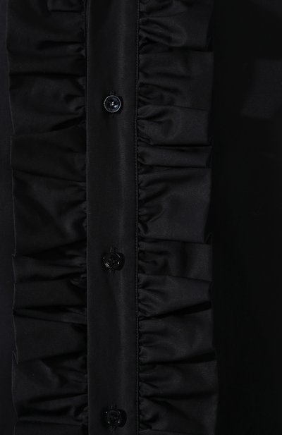Хлопковая рубашка SAINT LAURENT темно-синего цвета по цене 83950 руб., арт. 614790/Y217W, фото 5 Хлопковая рубашка SAINT LAURENT, арт. 614790/Y217W, фото 5