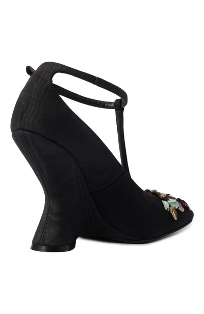 Текстильные туфли DRIES VAN NOTEN черного цвета по цене 138000 руб., арт. 262-131724/40244000, фото 5 Текстильные туфли DRIES VAN NOTEN, арт. 262-131724/40244000, фото 5