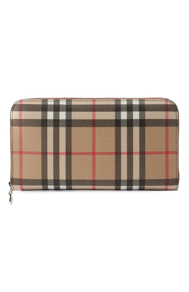 Женские кошелек elmore BURBERRY коричневого цвета, арт. 8015343 | Фото 1 (Материал: Текстиль, Пластик, Синтетический материал; Материал сплава: Проставлено, Проверено; Нос: Не проставлено; Статус проверки: Проверено, Проверена категория)