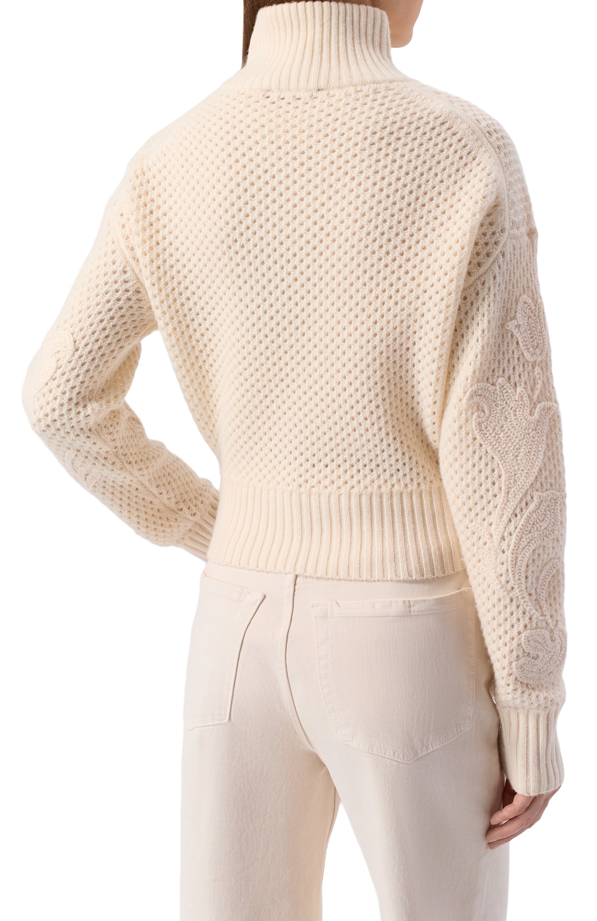 Кардиган из шерсти и кашемира ХОХЛОМА Х АЛЕНА АХМАДУЛЛИНА, арт. WKT1114, фото 4