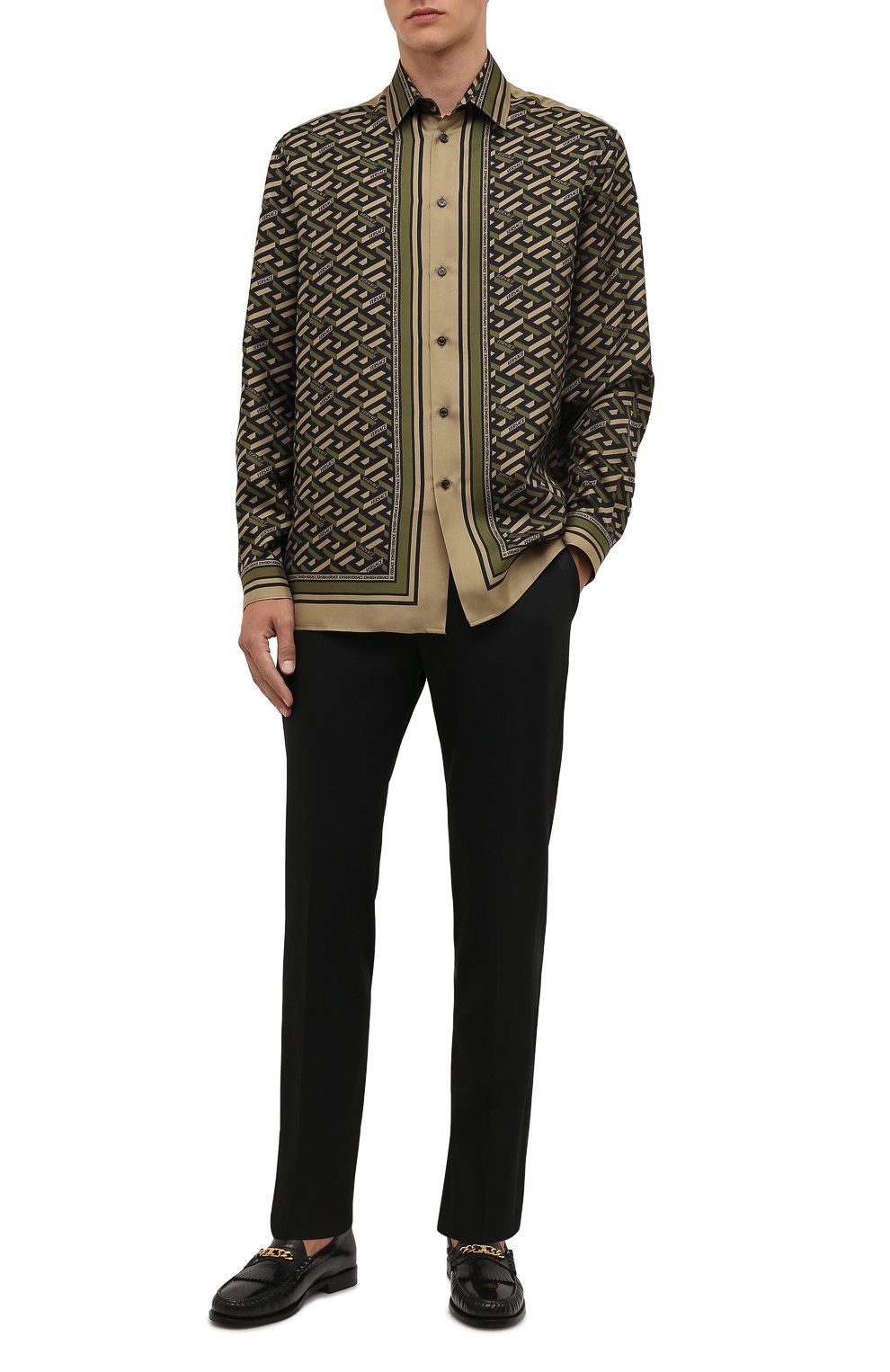 Шелковая рубашка VERSACE, арт. A84050/1A01613, фото 2