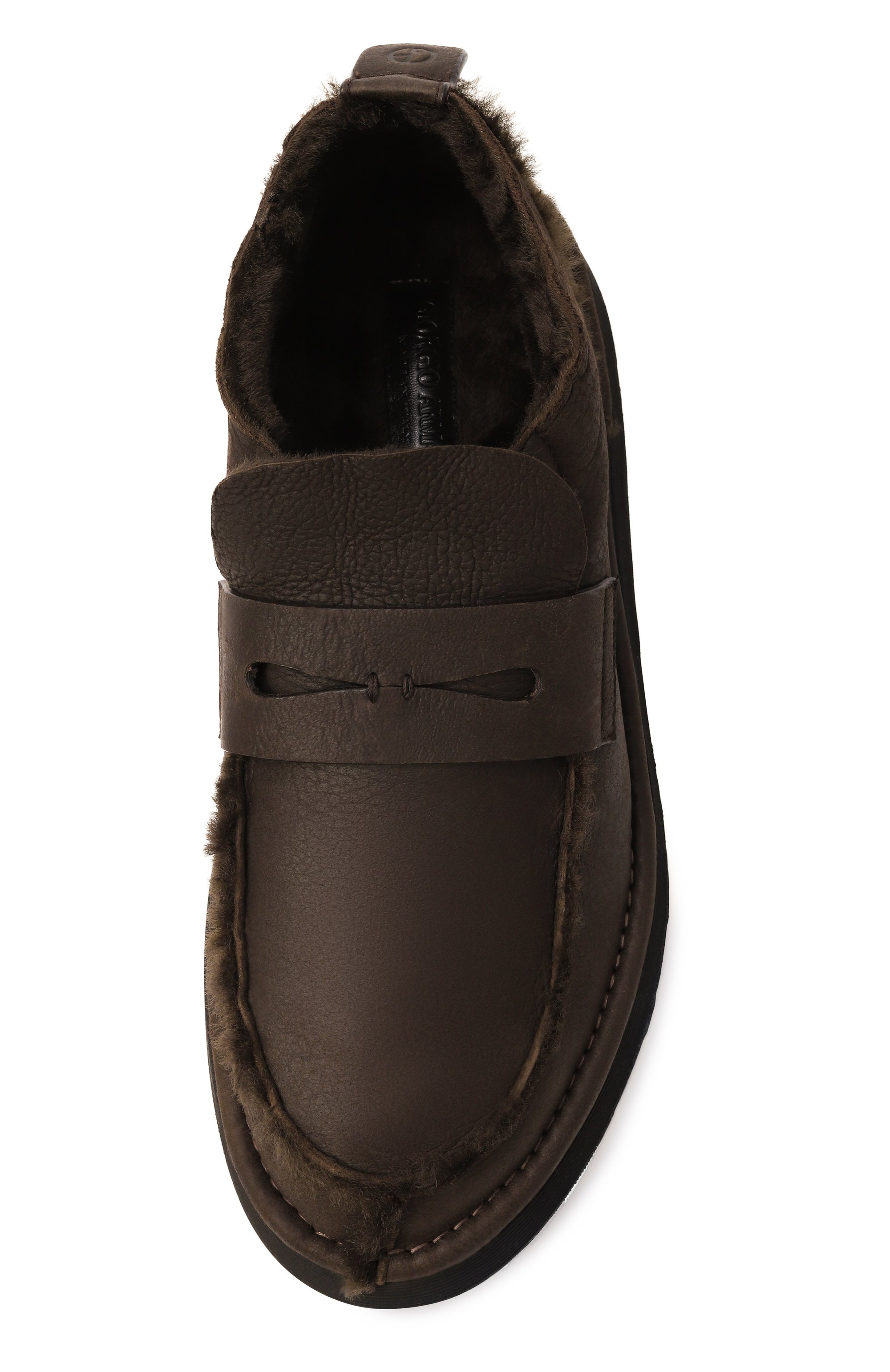 Кожаные пенни-лоферы GIORGIO ARMANI, арт. GM002173/AF19478, фото 6