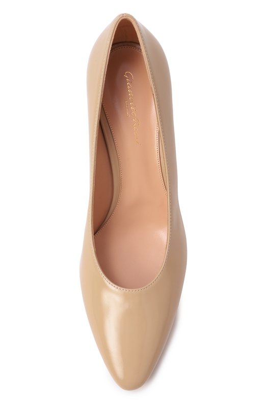 Лакированные туфли Amelia 55 Gianvito Rossi G22313.55RIC.NUISAND Бежевый  G22313.55RIC.NUISAND Фото 6