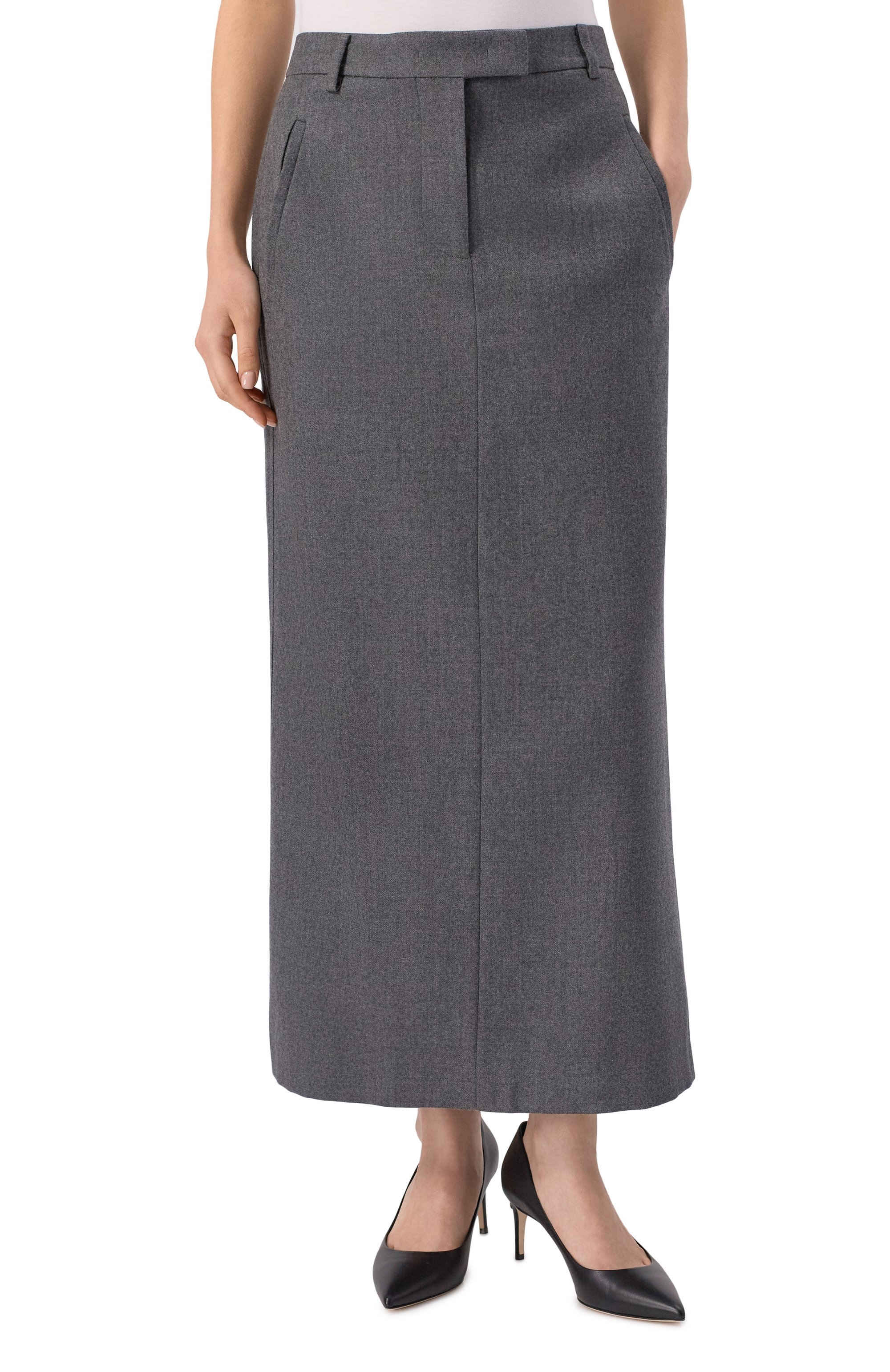 Шерстяная юбка LE17SEPTEMBRE, арт. LS2579SK002EGR, фото 3