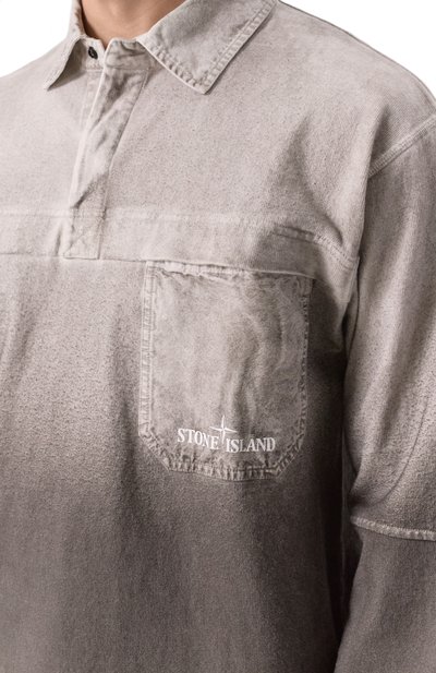 Хлопковое поло STONE ISLAND, арт. 8115214T2, фото 5