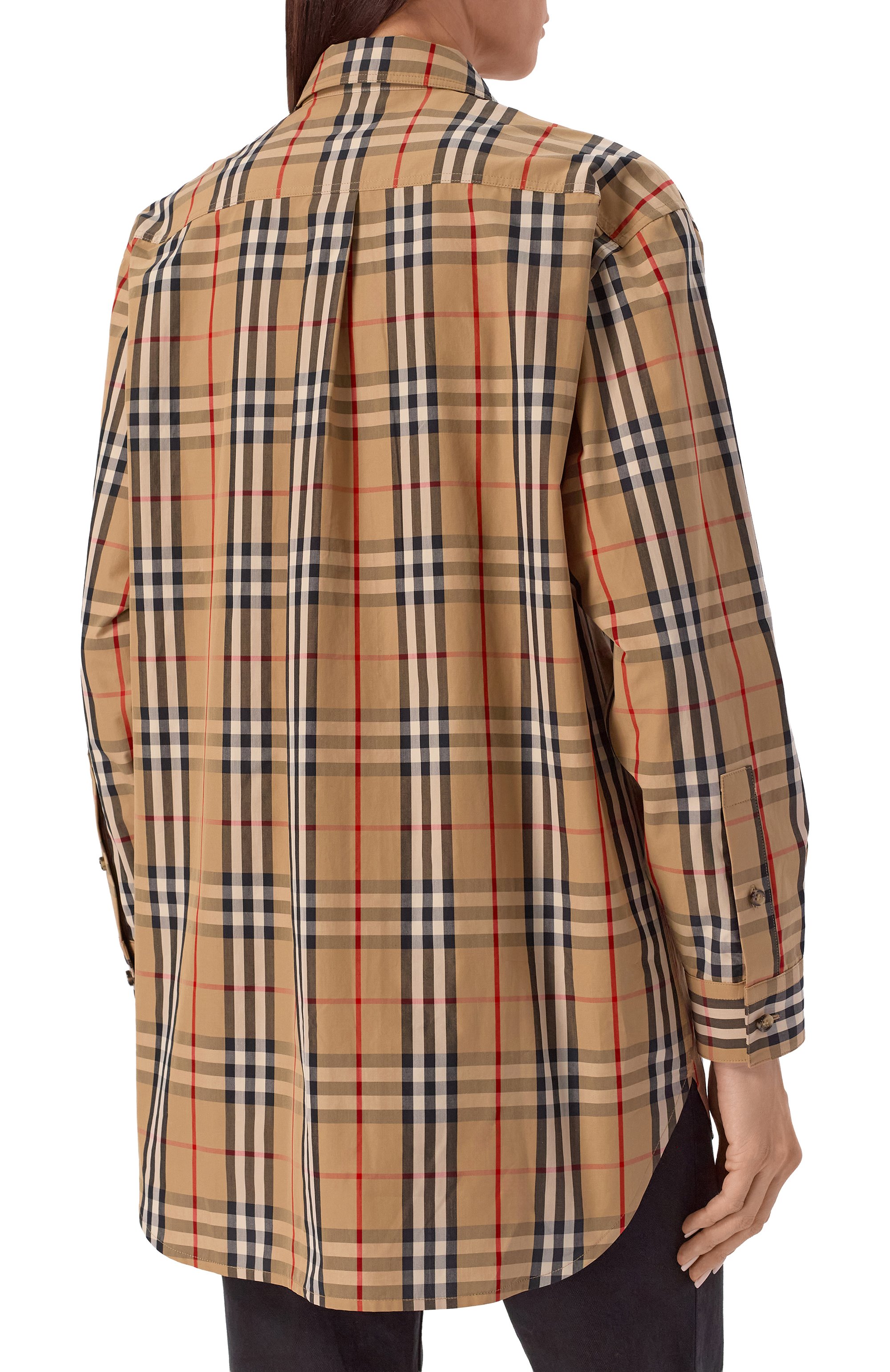 Хлопковая рубашка BURBERRY, арт. 8111851, фото 4