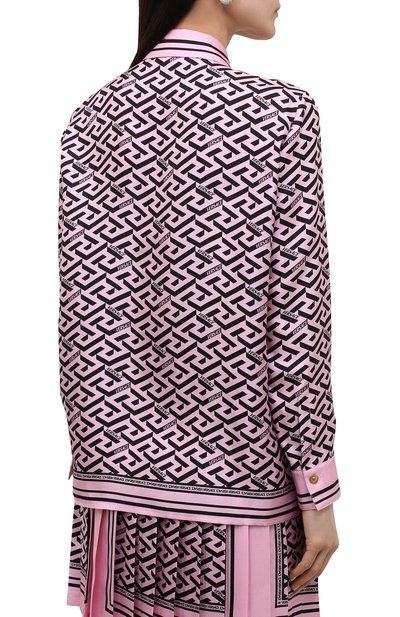 Шелковая блузка VERSACE, арт. 1001360/1A02884, фото 4