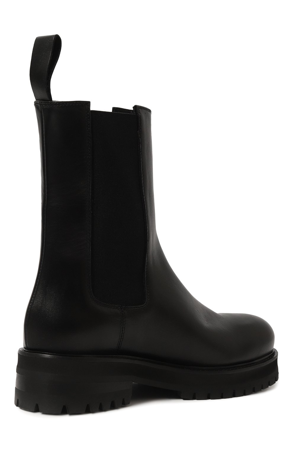 Кожаные полусапоги DONDUP черного цвета по цене 59950 руб., арт. WS200/PL0457D XXX DD W23, фото 5 Кожаные полусапоги DONDUP, арт. WS200/PL0457D XXX DD W23, фото 5