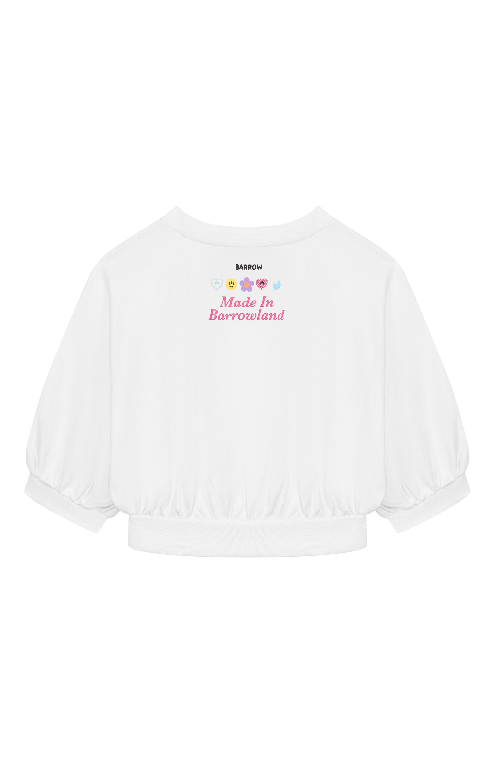 Хлопковый топ BARROW белого цвета по цене 8225 руб., арт. S6BKJGTH133, фото 2 Хлопковый топ BARROW, арт. S6BKJGTH133, фото 2