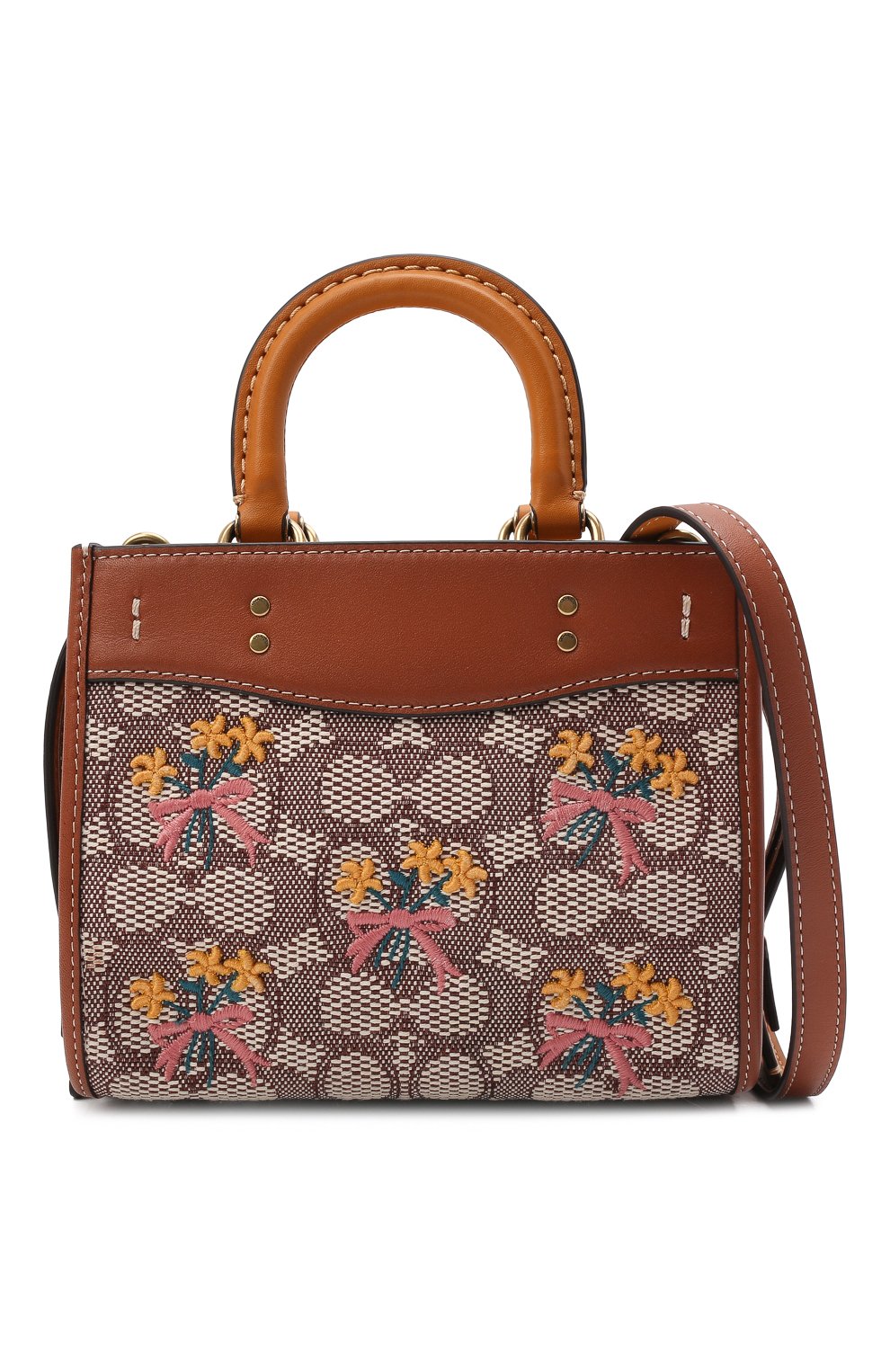 Сумка rogue 17 COACH коричневого цвета по цене 56700 руб., арт. C5465, фото 7 Сумка rogue 17 COACH, арт. C5465, фото 7