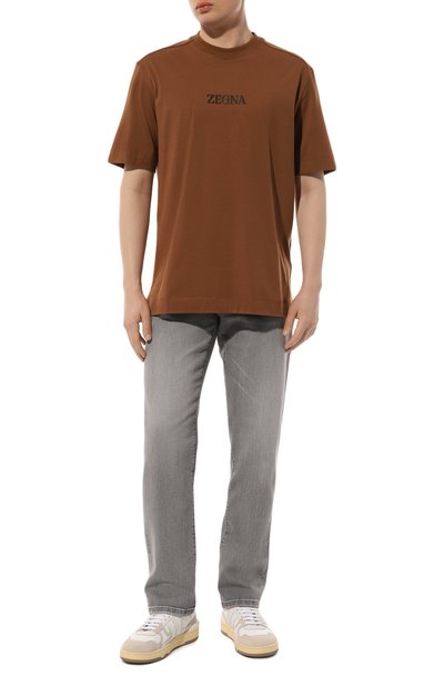 Хлопковая футболка ZEGNA, арт. UD364A7/D777, фото 2
