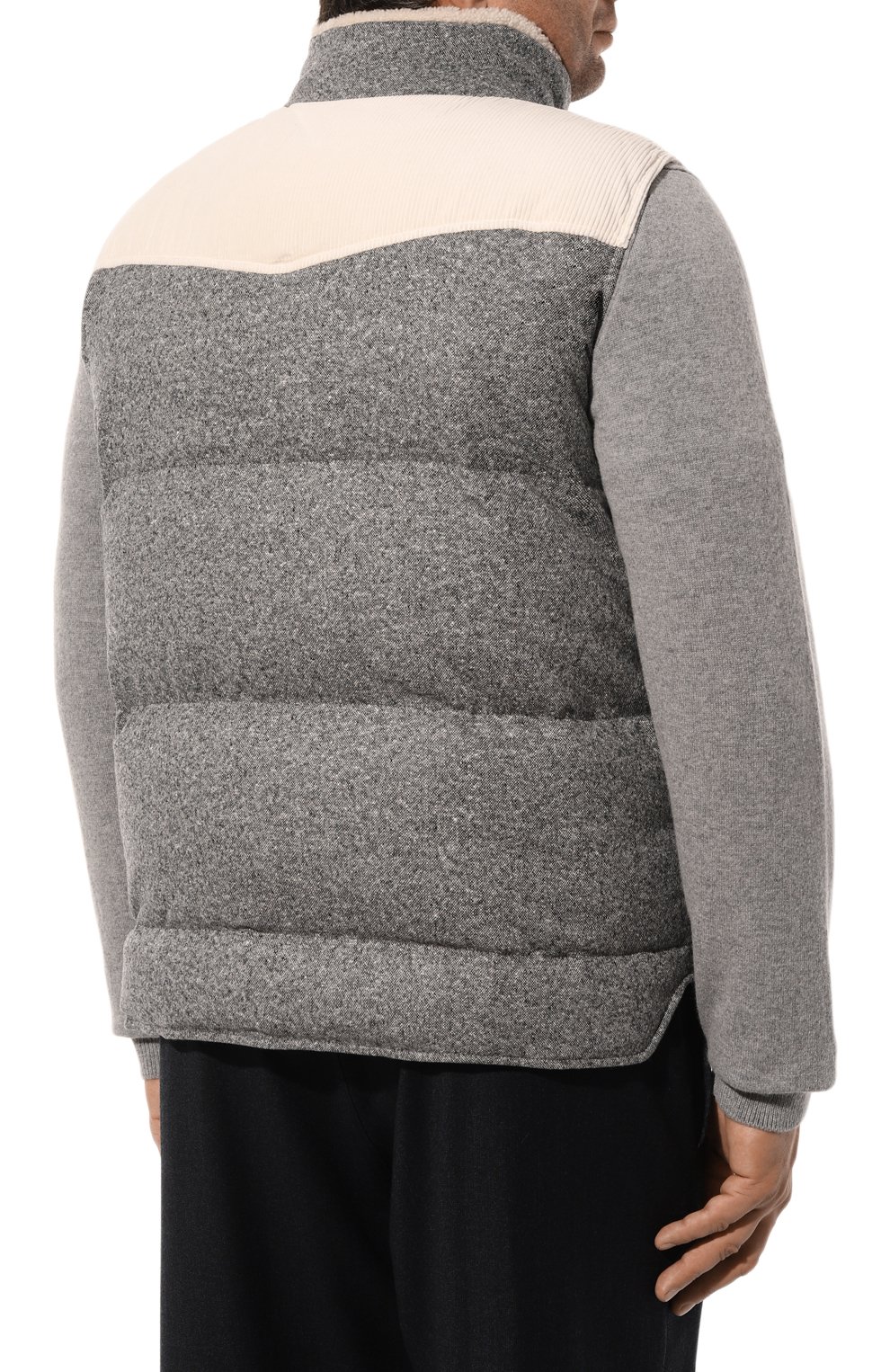 Пуховый жилет BRUNELLO CUCINELLI, арт. MQ4651942, фото 4