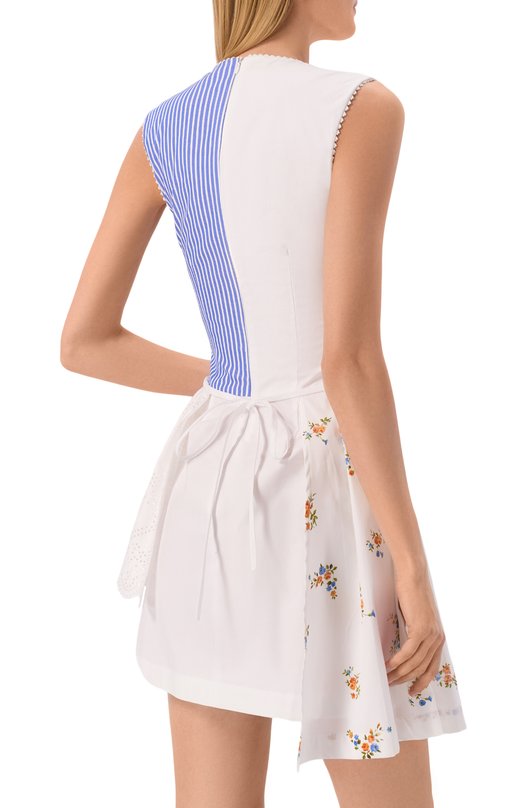 Хлопковое платье MSGM 4041MDA27Y/267157 Разноцветный  4041MDA27Y/267157 Фото 4