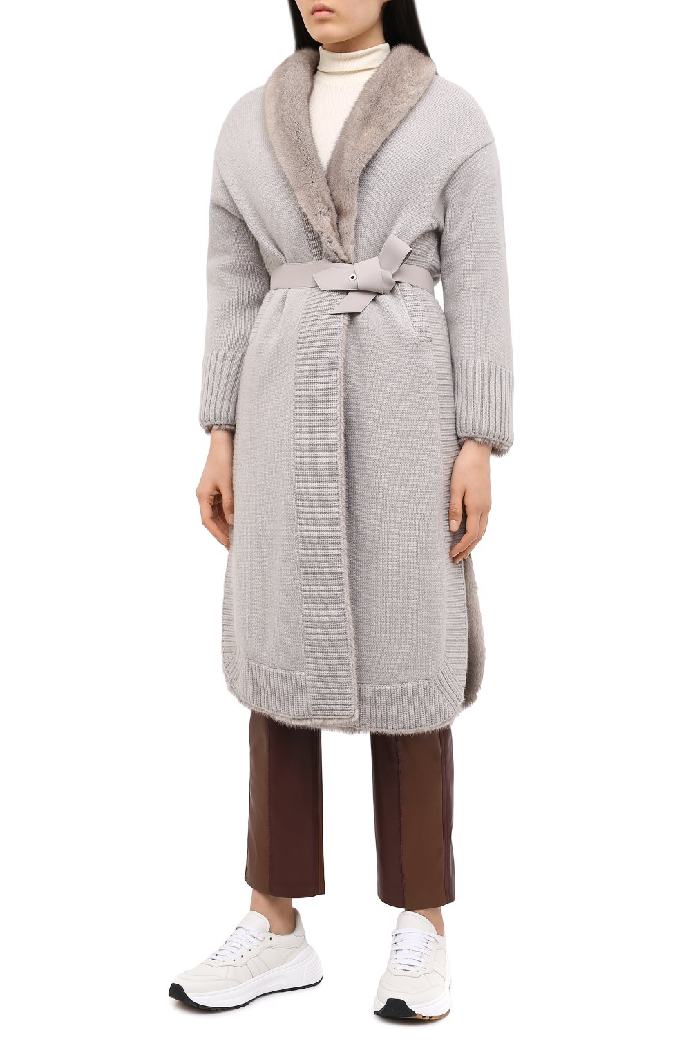 Шуба из норки LORO PIANA, арт. FAI2019, фото 6