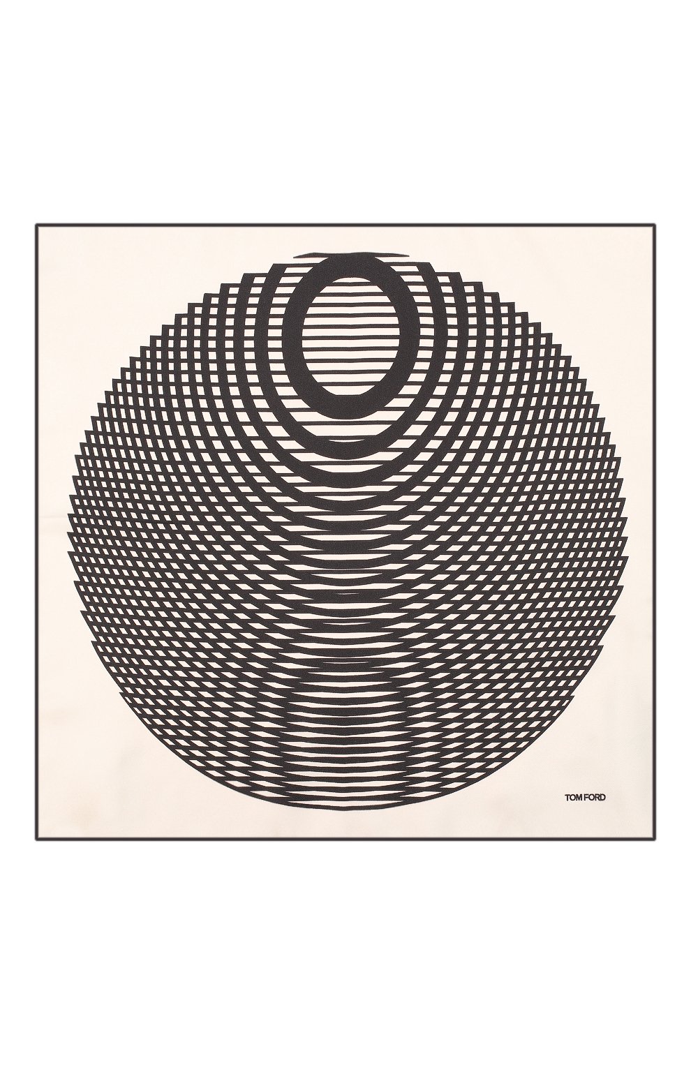 Шелковый платок TOM FORD белого цвета по цене 19750 руб., арт. 6TF103/TF312, фото 3 Шелковый платок TOM FORD, арт. 6TF103/TF312, фото 3