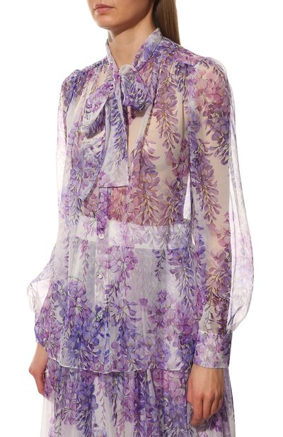 Шелковая блузка DOLCE & GABBANA, арт. F5J57T/IS1KT, фото 3