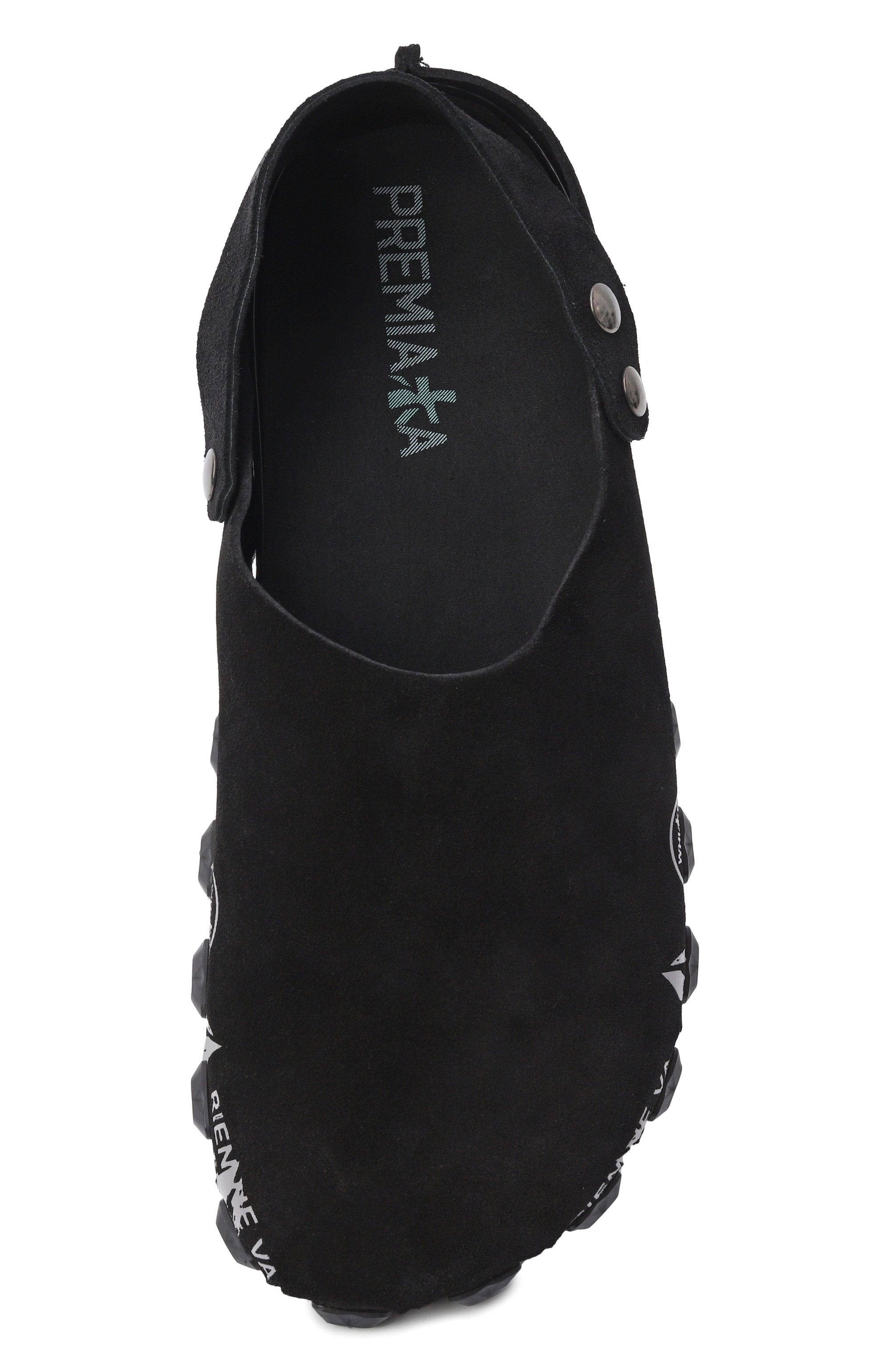 Замшевые сабо ivy PREMIATA черного цвета по цене 29950 руб., арт. IVY/VAR 8276, фото 5 Замшевые сабо ivy PREMIATA, арт. IVY/VAR 8276, фото 5