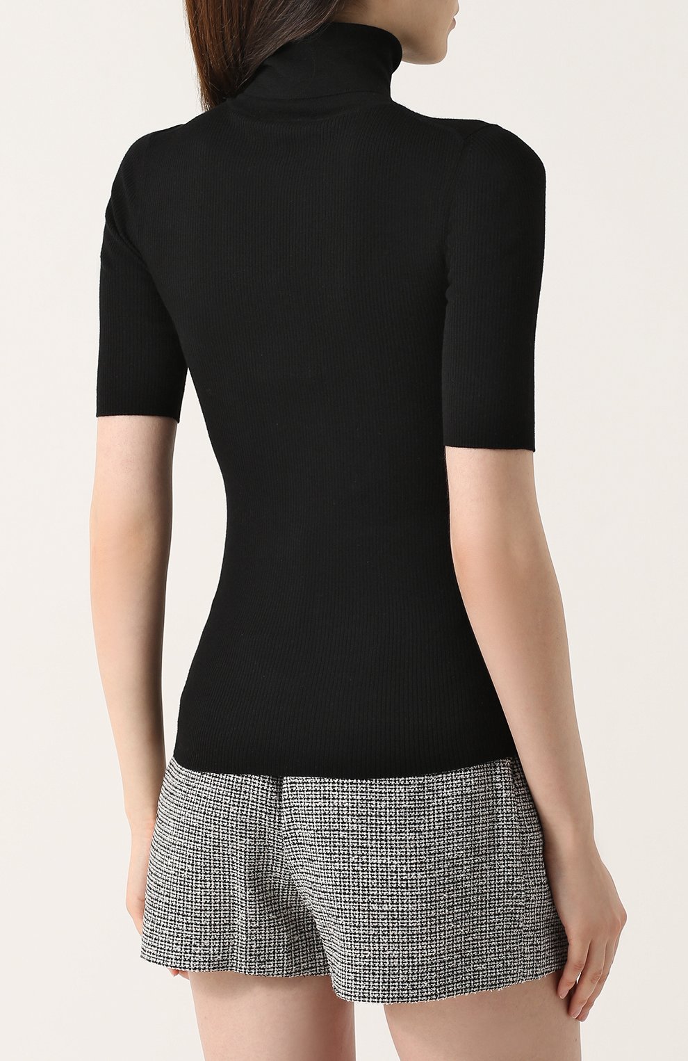 Облегающая водолазка с укороченным рукавом THEORY, арт. F0711724, фото 4