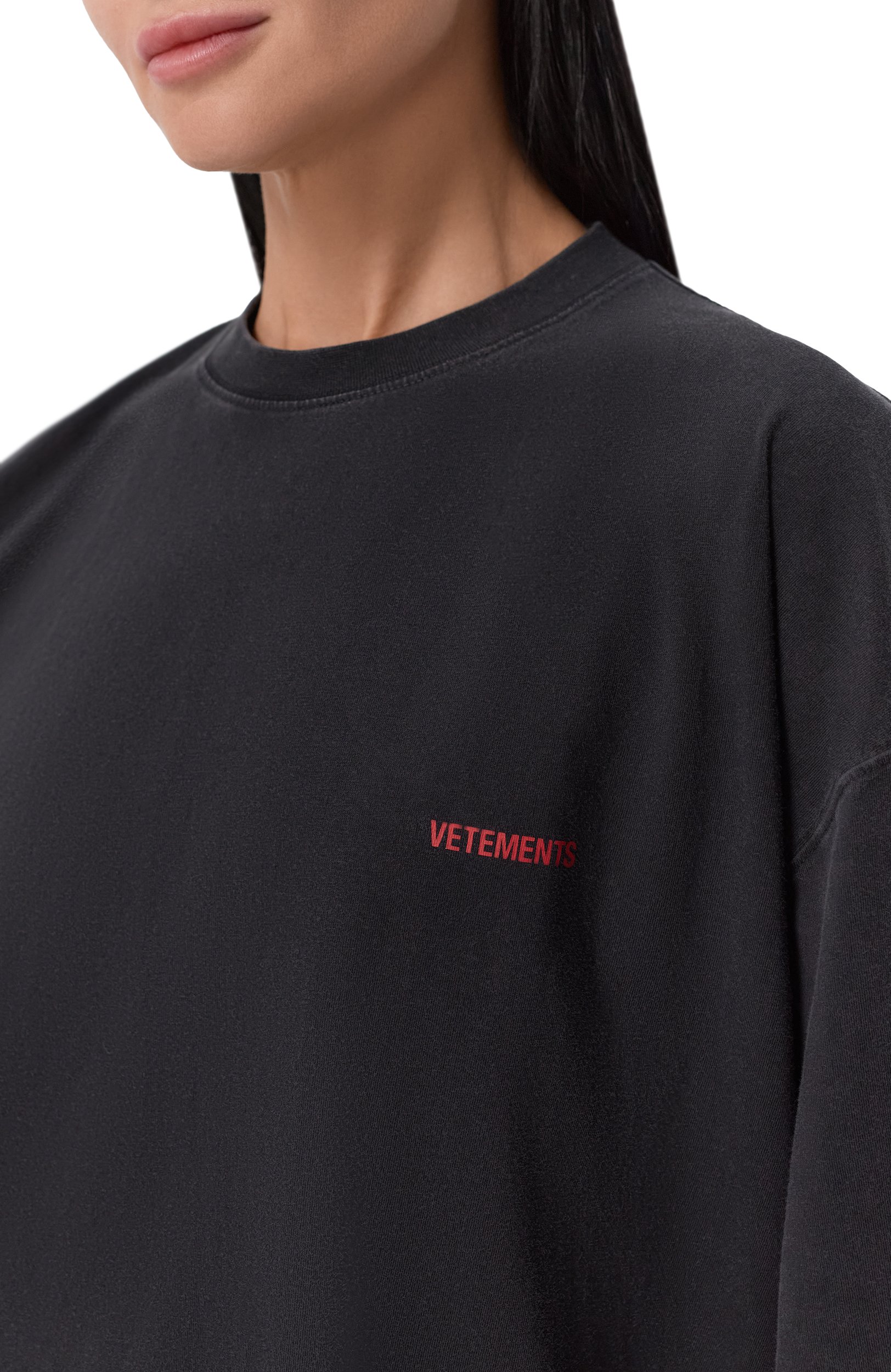 Хлопковая футболка VETEMENTS, арт. MH27TR142B, фото 5