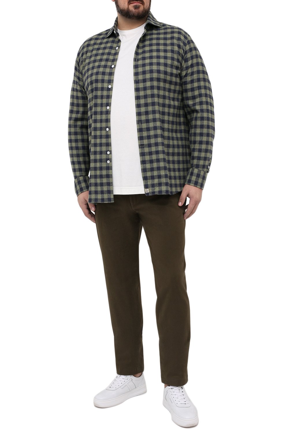 Хлопковая футболка ZILLI SPORT, арт. MFU-13075-447782/0014/5XL-8XL, фото 2