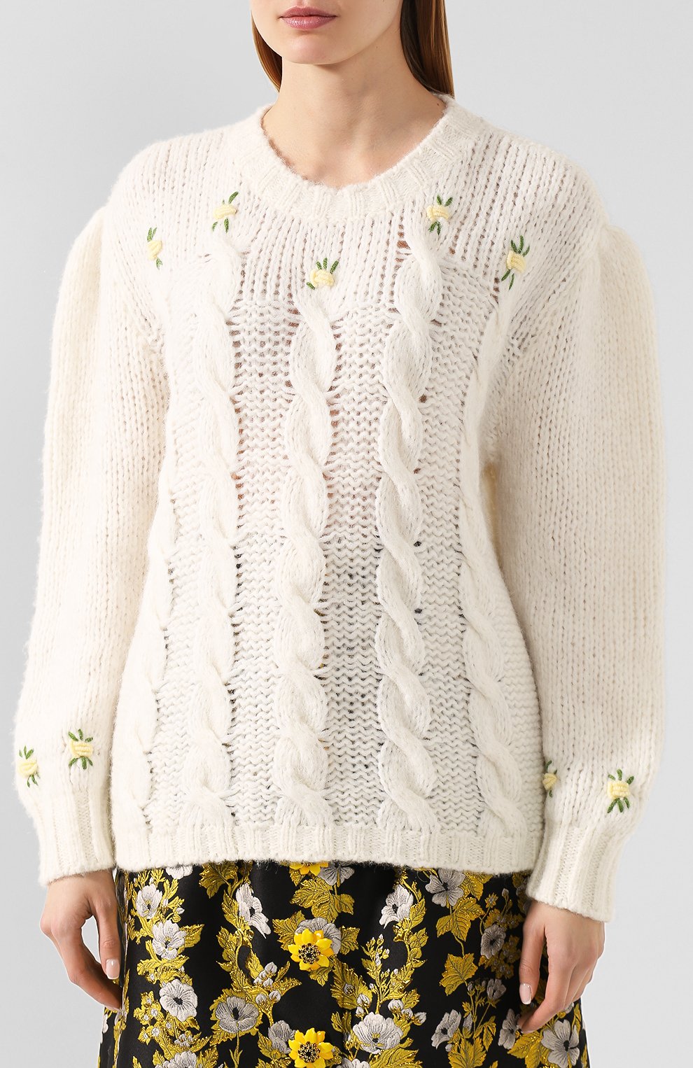 Шерстяной свитер ALESSANDRA RICH, арт. FAB1874-K2597, фото 3