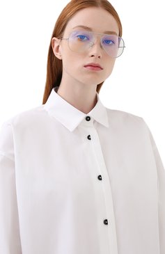 Женские солнцезащитные очки RAY-BAN светло-серого цвета, арт. 3025-9223BL | Фото 2 (Кросс-КТ: С/з-унисекс; Региональные ограничения белый список (Axapta Mercury): RU; Тип очков: С/з; Очки форма: Авиаторы; Оптика Гендер: оптика-унисекс)